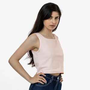 Los Angeles Apparel garment dye crop tank